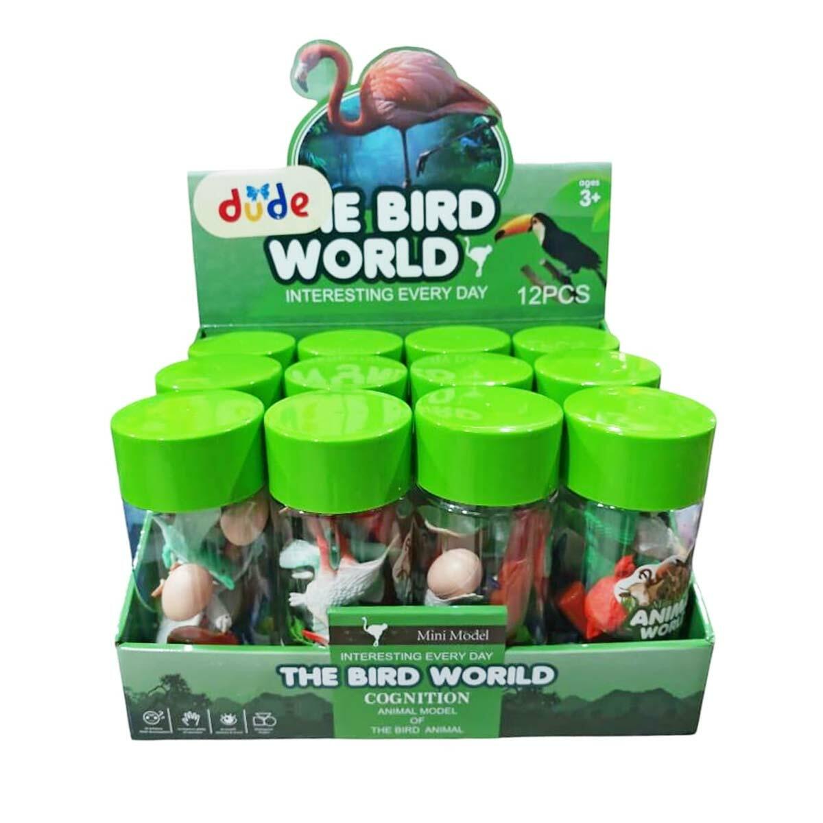 Hayvanlar Alemi Uçan Kuş Figürleri Ve Aksesuar Seti | Geniş Oyun Matlı Eğitici Set | Detaylı Kuş Dünyası