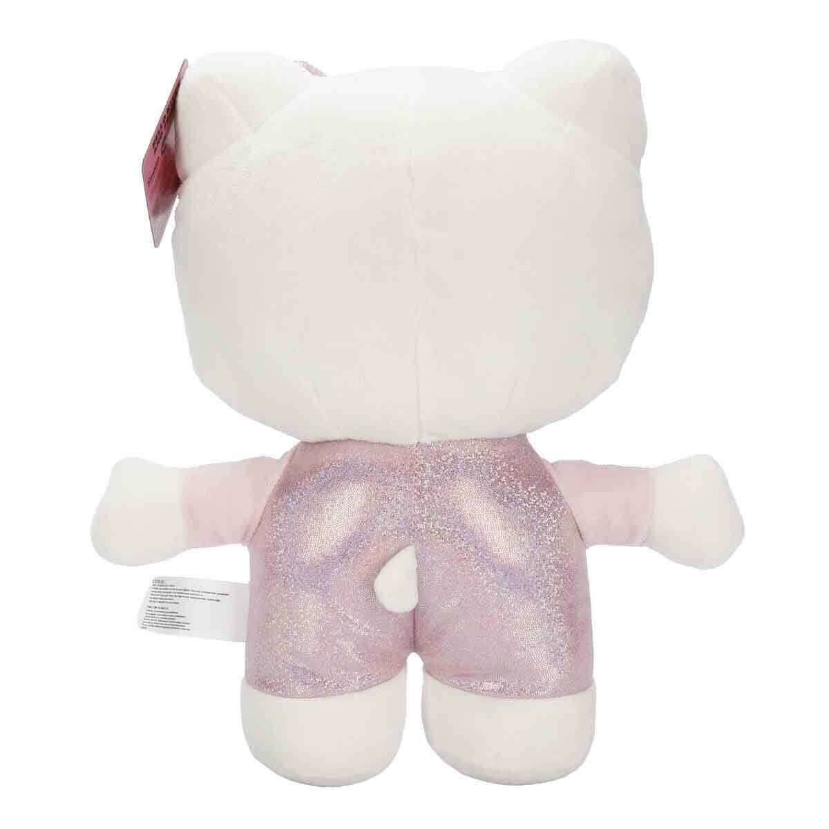 Hello Kitty Simli Tulumlu Peluş 29 CM | Işıltılı Masal Arkadaşı | Feyza Oyuncak Lisanslı Pelüş Serisi