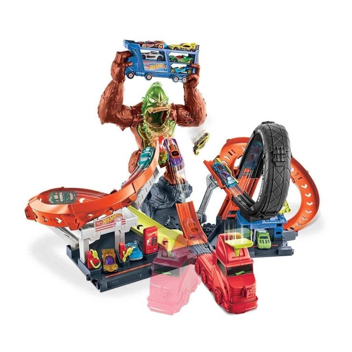 Hot Wheels Zehirli Goril Saldırısı Oyun Seti