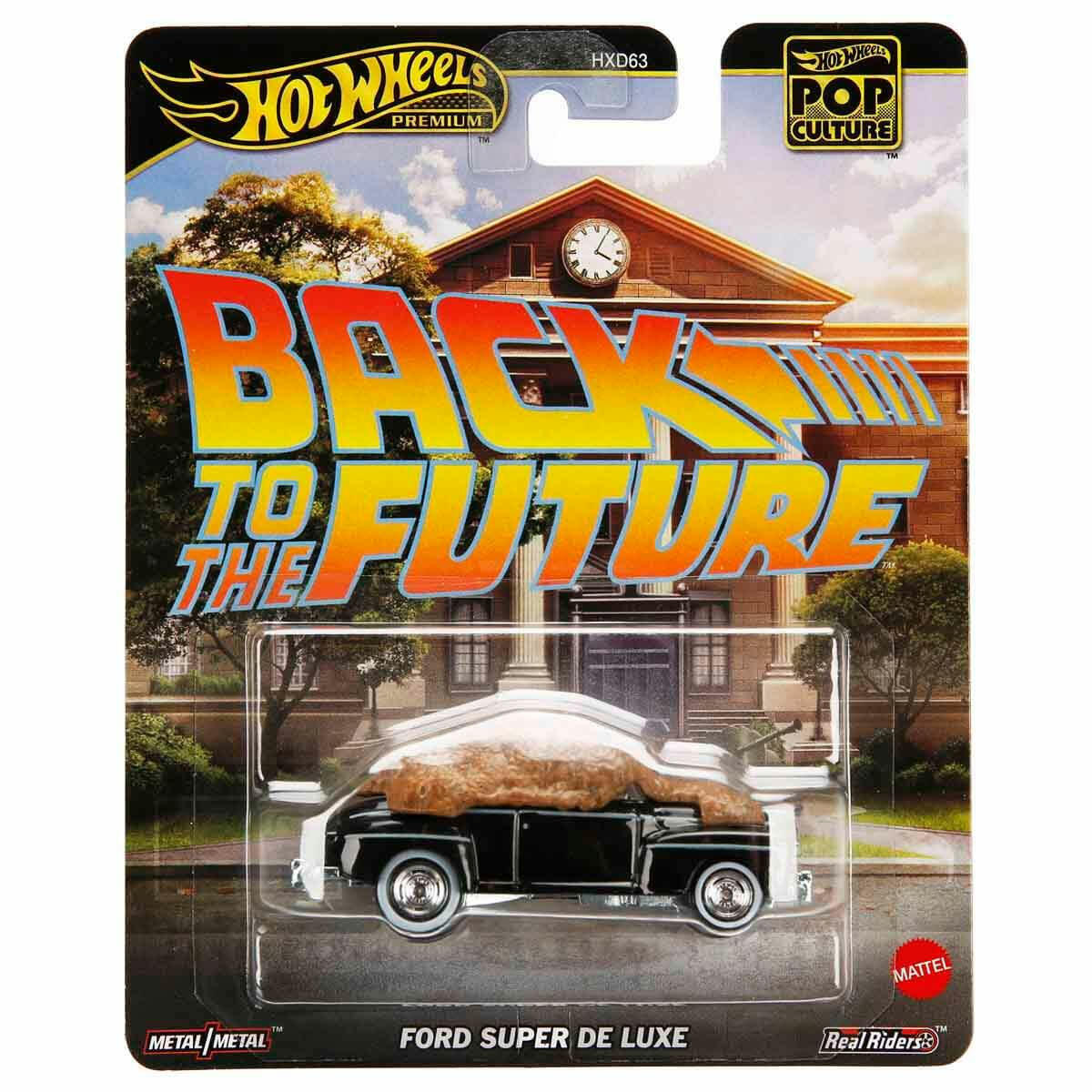 Hot Wheels Pop Culture Die-Cast Tekli Arabalar HXD63 | 1:64 Ölçek Metal Gövde ve Şasi | RealRiders Lastikli Koleksiyon Araçları