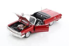 Welly 1:24 1963 Chevrolet Impala Model Araba