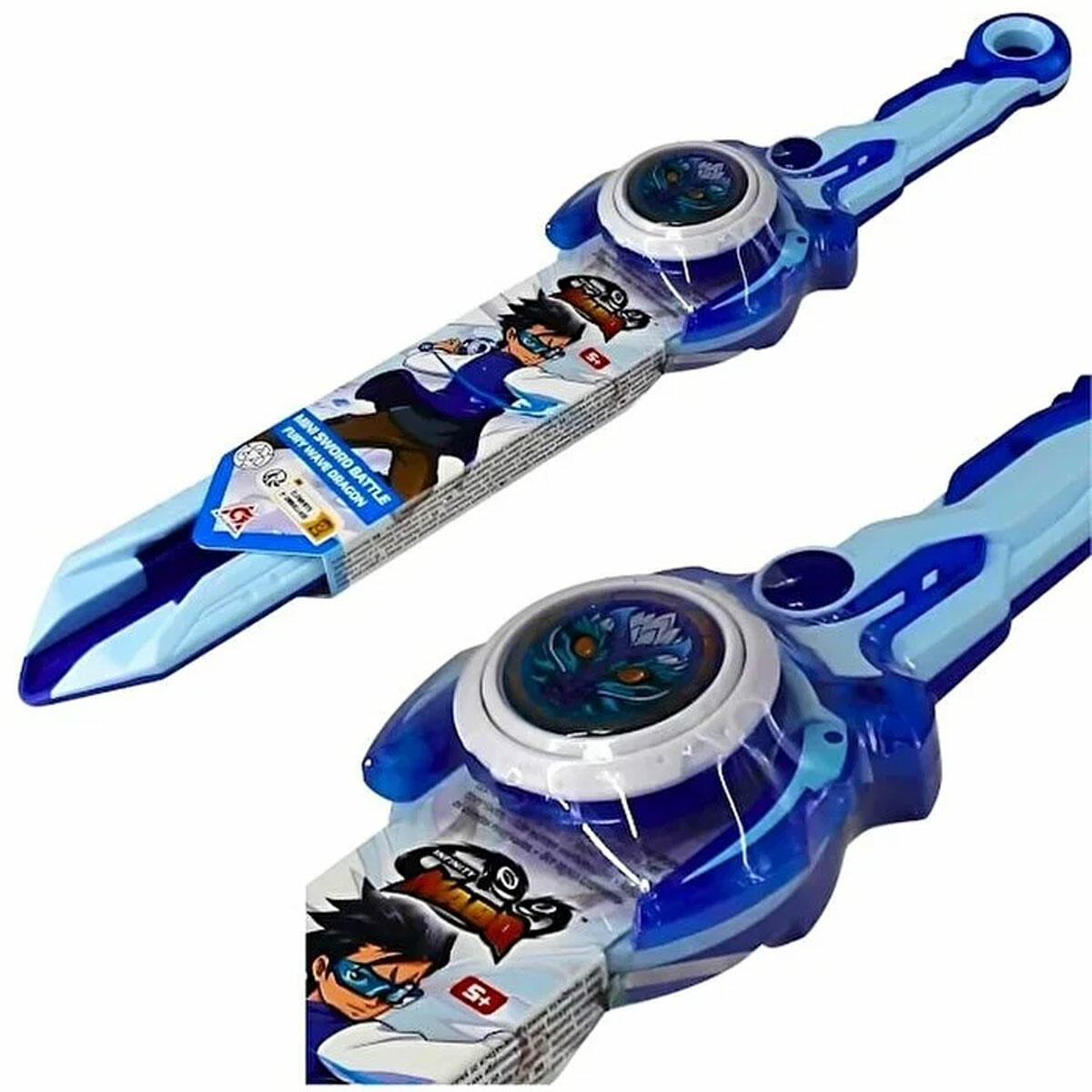 Infinity Nado Mini Mücadele Kolu Fury Wave Dragon – Kompakt Dönen Topaç Seti