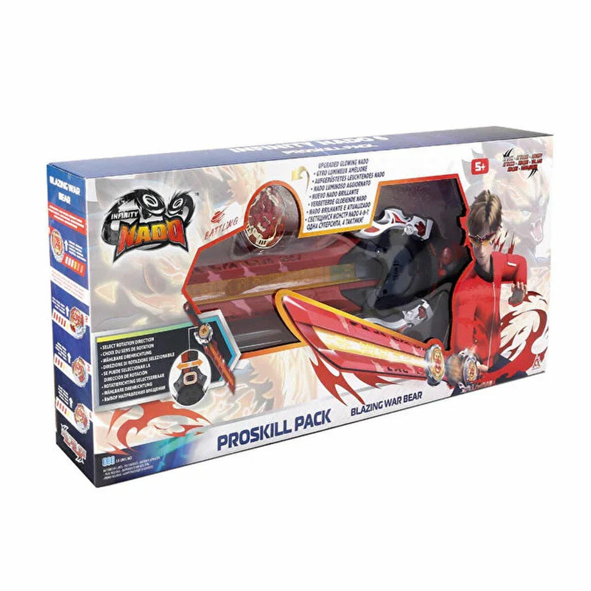 Infinity Nado Pro Serisi Blazing War Bear – Alevli Ayı Dönen Topaç Seti