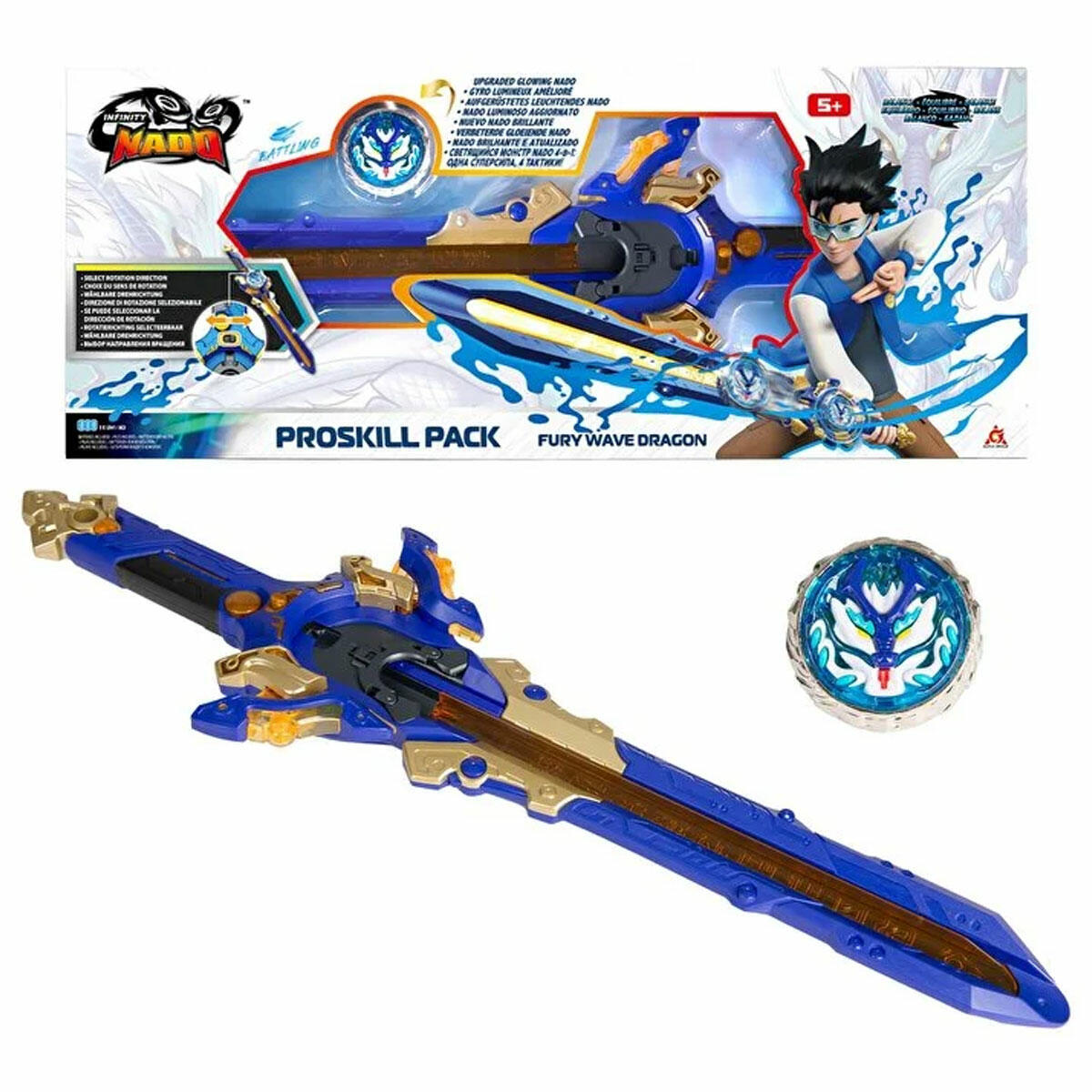 Infinity Nado Pro Serisi Fury Wave Dragon – Enerji Dalgası Ejderhası