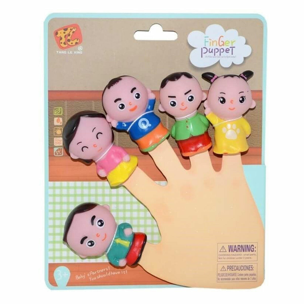 İnsan Figürlü Parmak Kukla | Eğitici Hikaye Anlatma Oyuncağı | Çocuklar İçin İnteraktif Rol Yapma Figürü