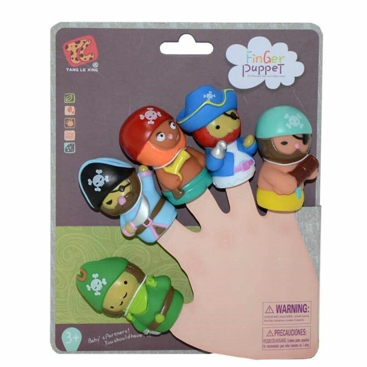 İnsan Figürlü Parmak Kukla | Eğitici Hikaye Anlatma Oyuncağı | Çocuklar İçin İnteraktif Rol Yapma Figürü