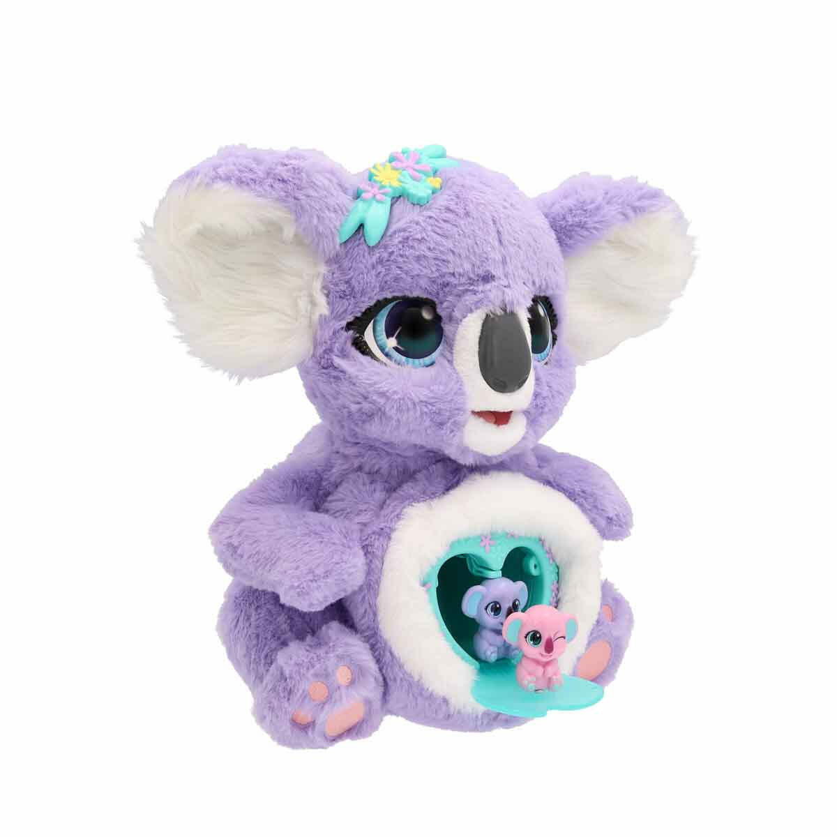 Sesli Ve Işıklı İnteraktif Peluş Anne Koala | Doğum Yapan İnteraktif Oyuncak | Yavrulu Ve Aksesuarlı Peluş Seti