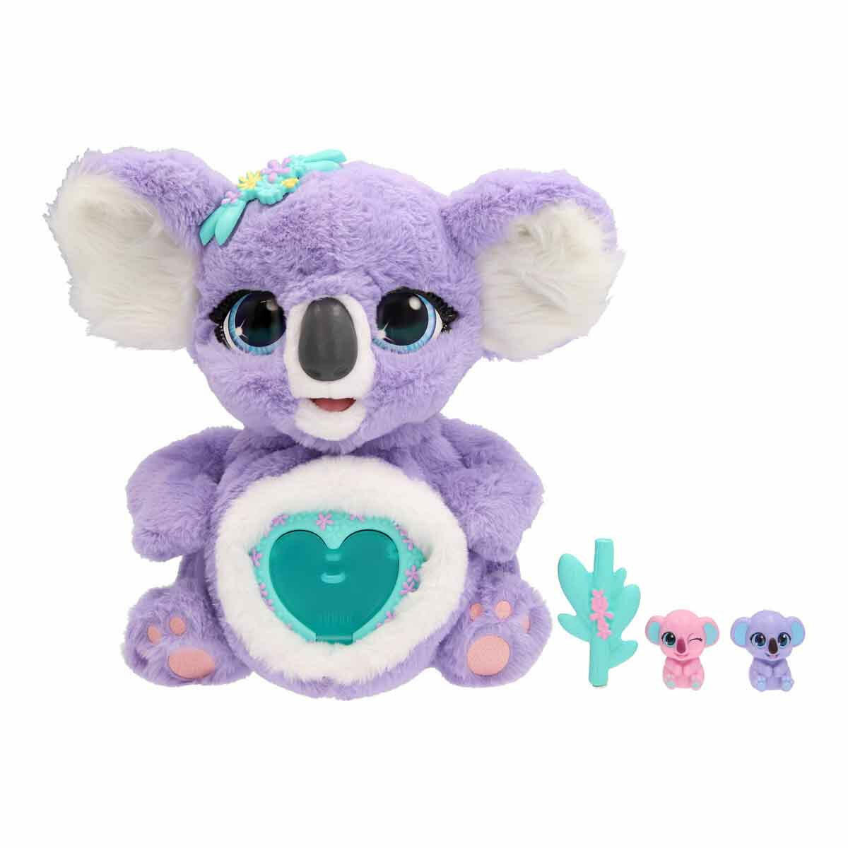 Sesli Ve Işıklı İnteraktif Peluş Anne Koala | Doğum Yapan İnteraktif Oyuncak | Yavrulu Ve Aksesuarlı Peluş Seti