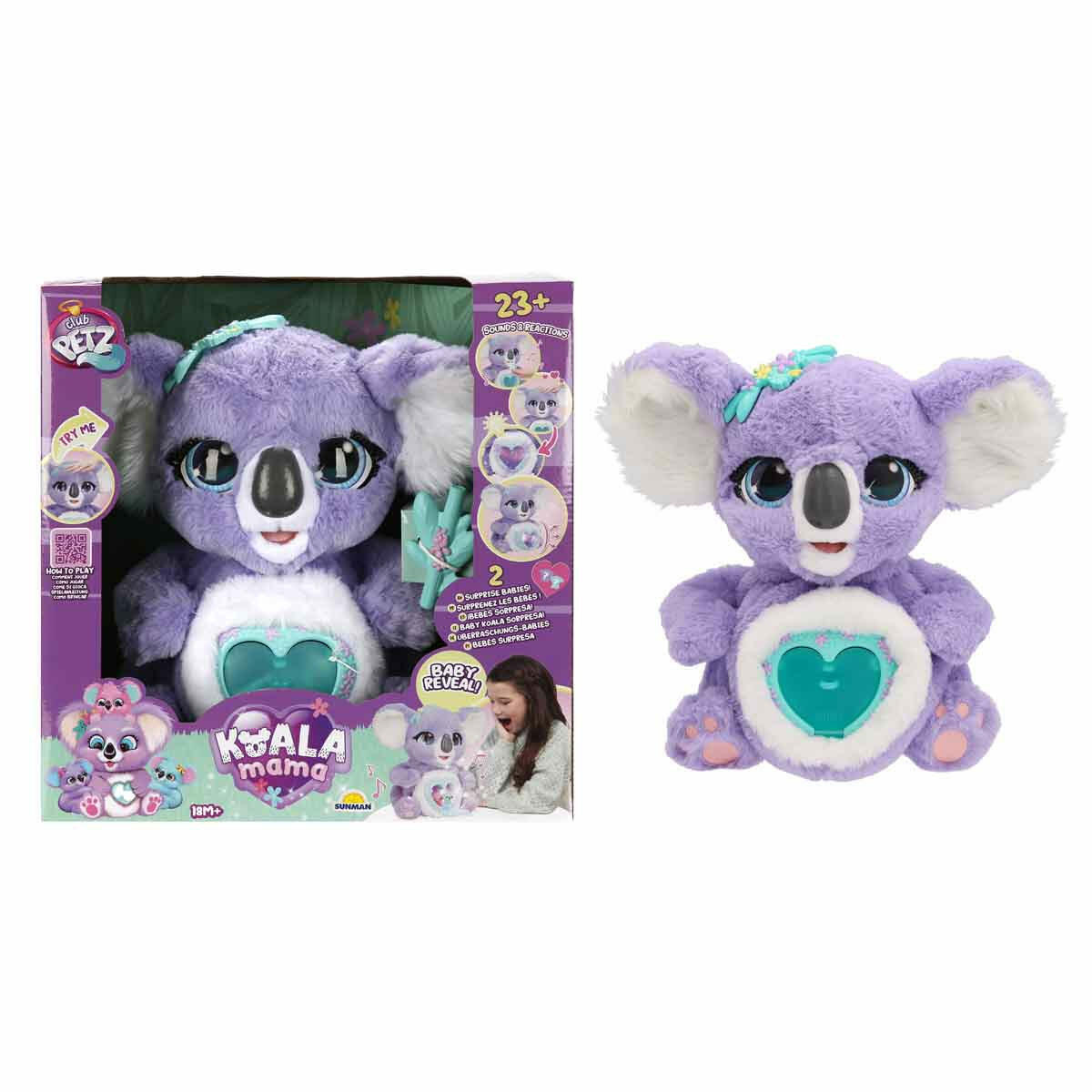 Sesli Ve Işıklı İnteraktif Peluş Anne Koala | Doğum Yapan İnteraktif Oyuncak | Yavrulu Ve Aksesuarlı Peluş Seti