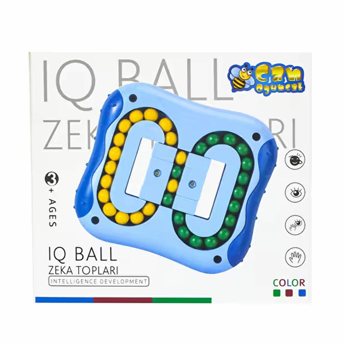 IQ Ball Zeka Geliştirme Oyunu | Çift Taraflı Mantık ve Strateji Bulmacası | Taşınabilir Zeka Boncukları
