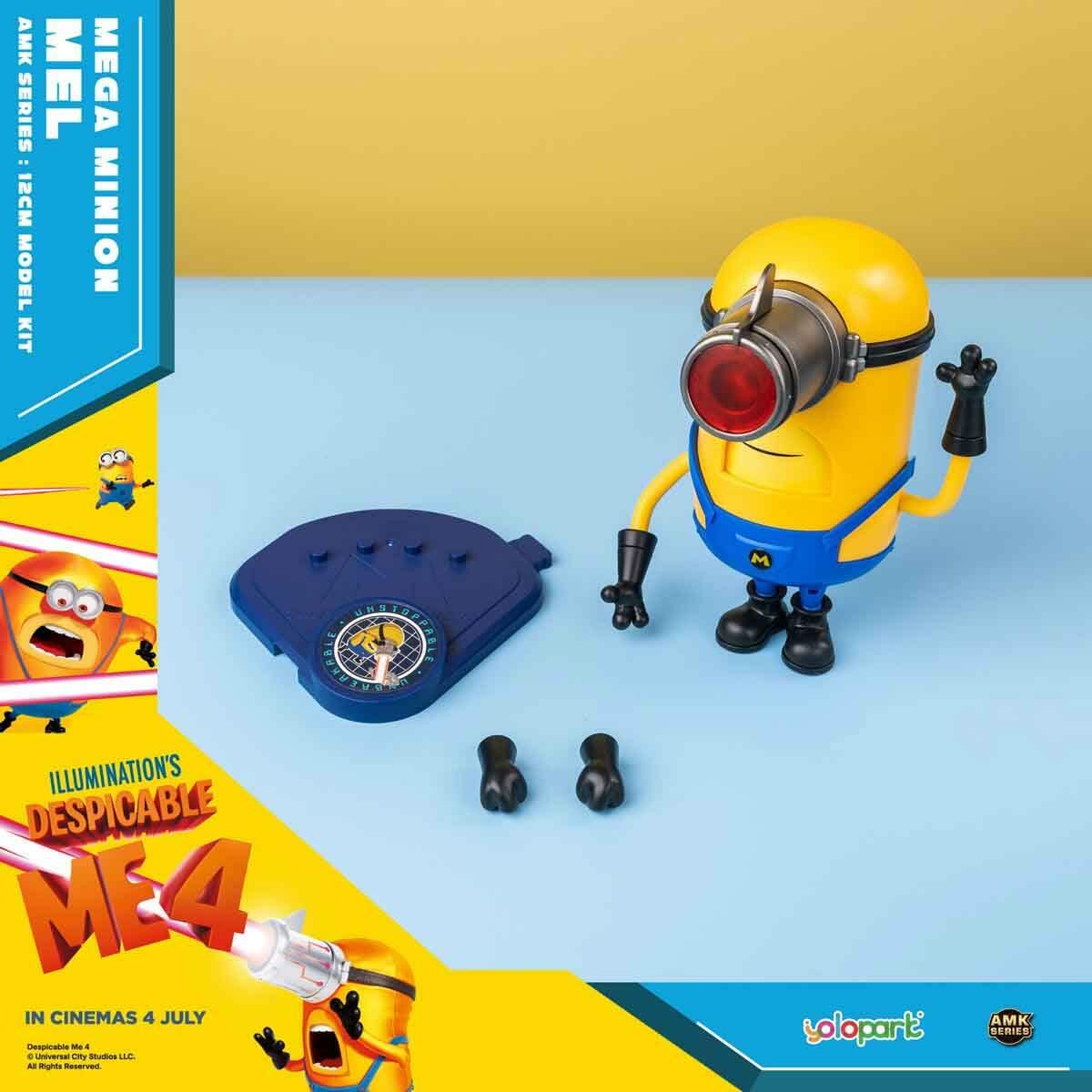 Işıklı Minions Mega Minion Mel Figürü 12 CM | LED Işıklı İnteraktif Figür | Feyza Oyuncak Lisanslı Koleksiyon