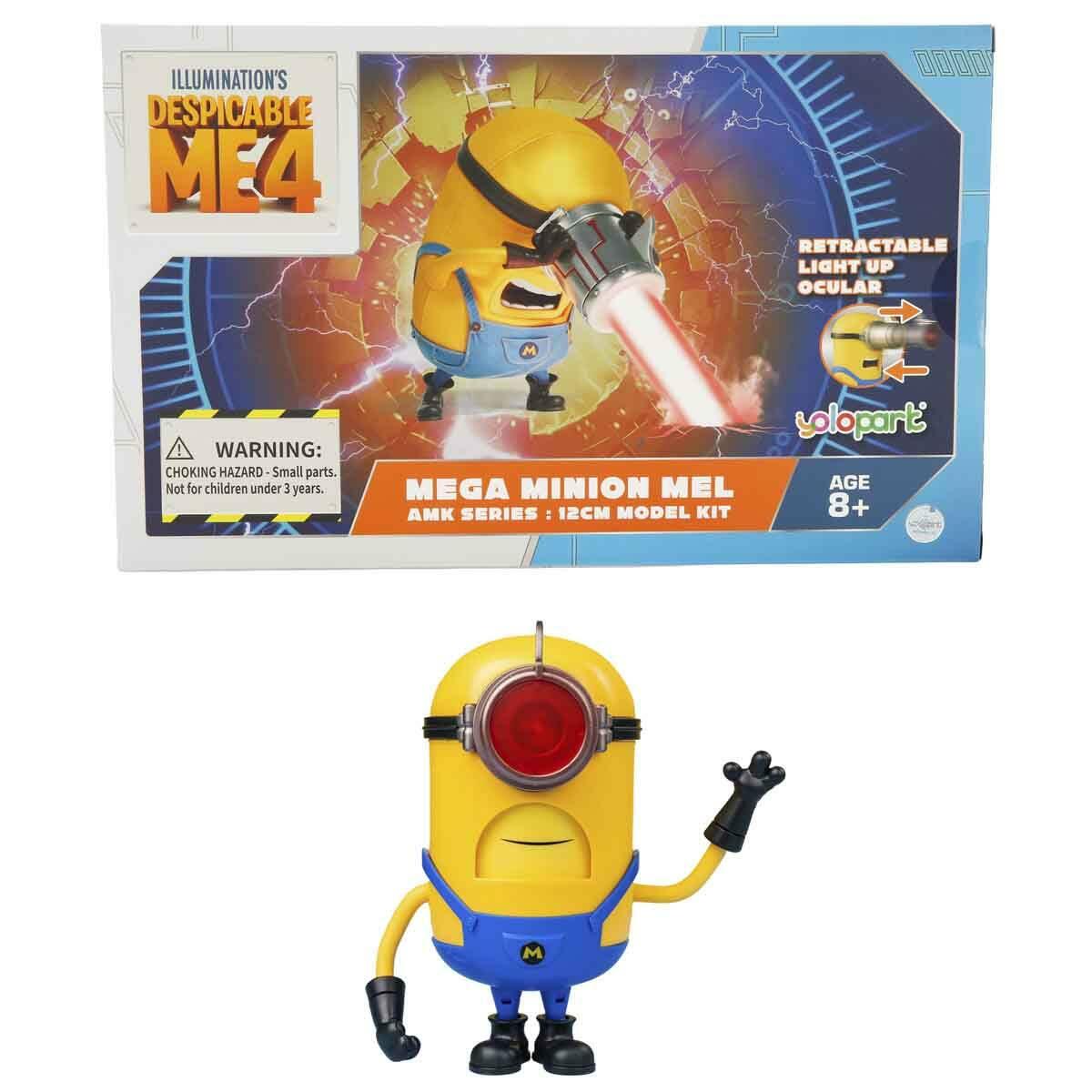 Işıklı Minions Mega Minion Mel Figürü 12 CM | LED Işıklı İnteraktif Figür | Feyza Oyuncak Lisanslı Koleksiyon