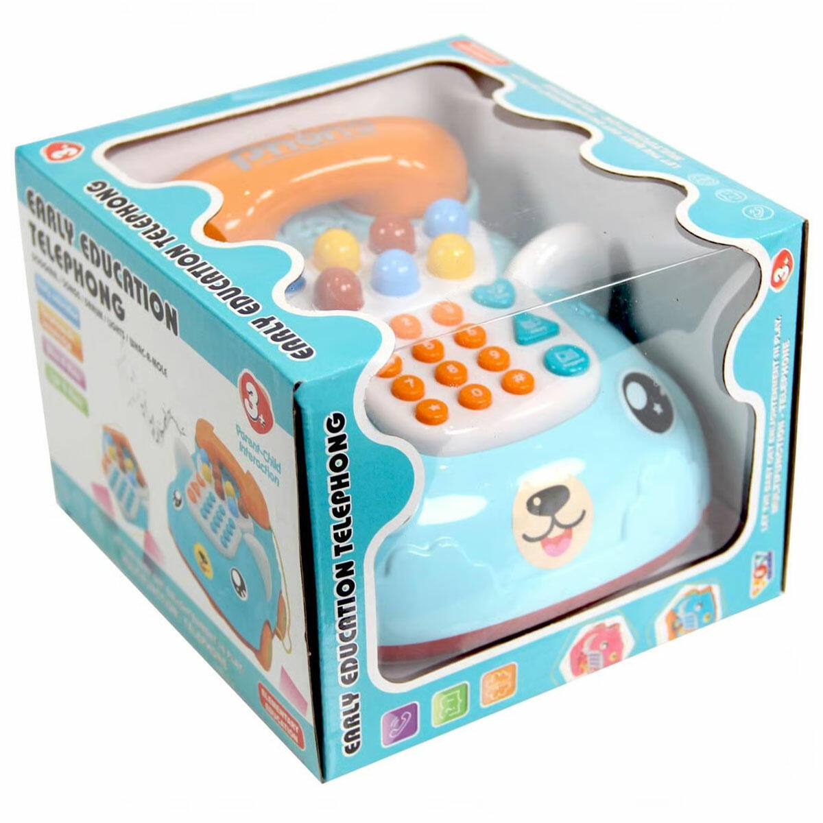 Işıklı Müzikli Arabalı Eğitici Telefon | Sayıları ve Renkleri Öğreten Bebek Telefonu | İnteraktif Oyuncak Araba