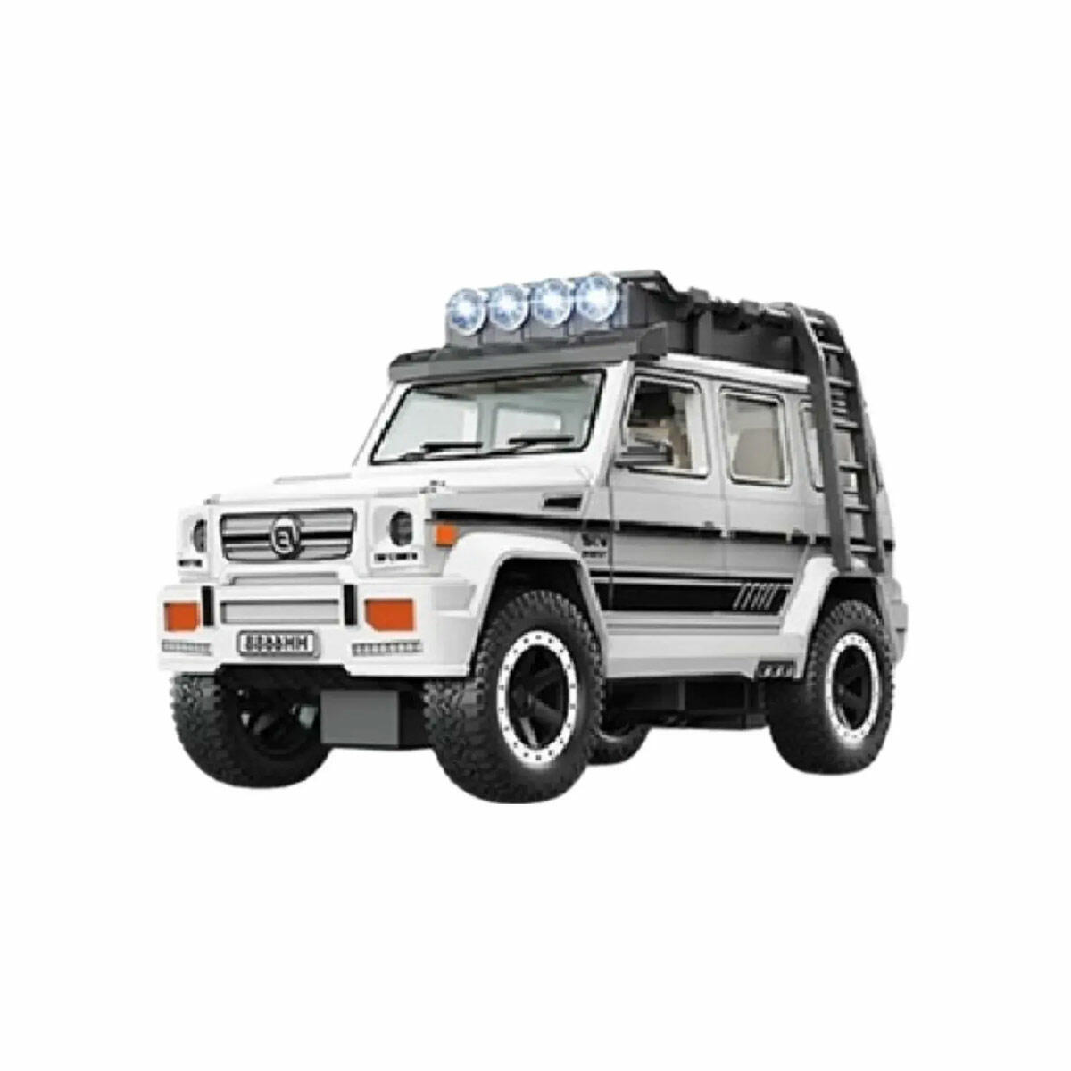 Kutulu Sürtmeli Işıklı Müzikli Off-Road Lüks Araba | Metal Gövde Açılabilir Kapılı Jeep | Sesli ve Işıklı Arazi Aracı