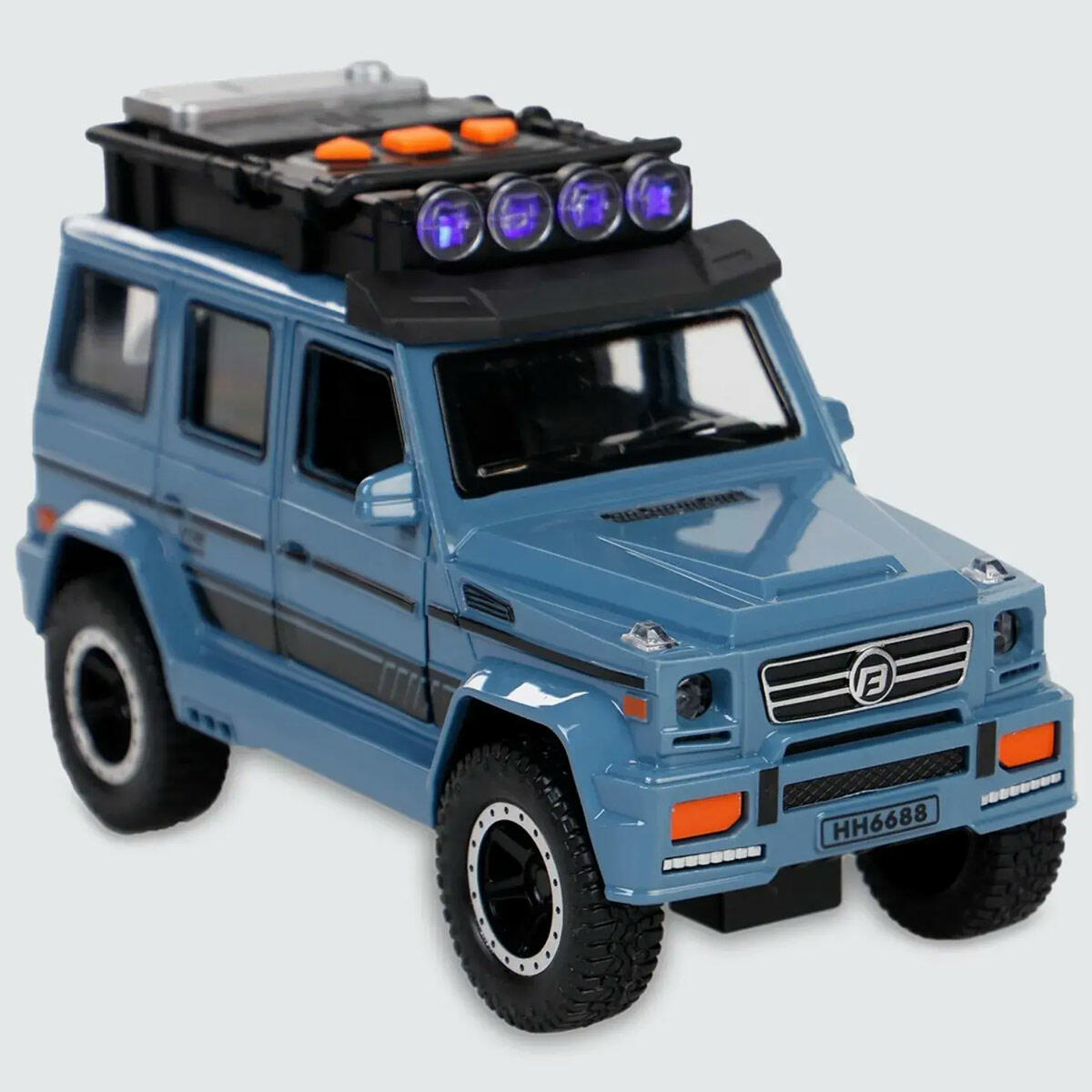 Kutulu Sürtmeli Işıklı Müzikli Off-Road Lüks Araba | Metal Gövde Açılabilir Kapılı Jeep | Sesli ve Işıklı Arazi Aracı