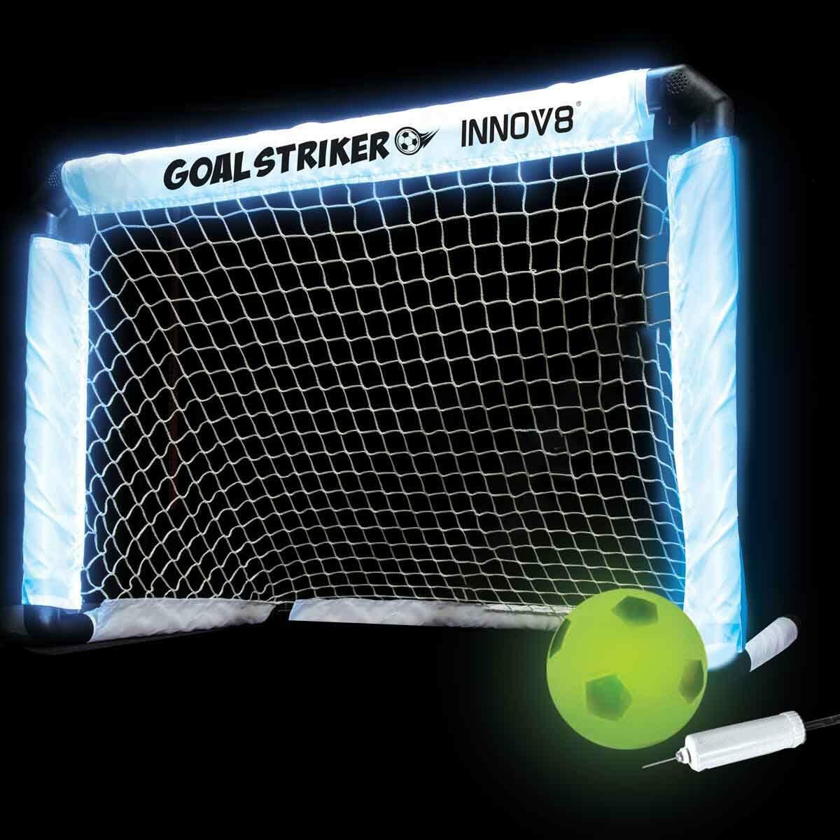 Işıklı Tek Kale Futbol Seti 72 cm | Gece Ve Gündüz Bahçe Oyunu | Sesli Ve Işıklı Kale Seti