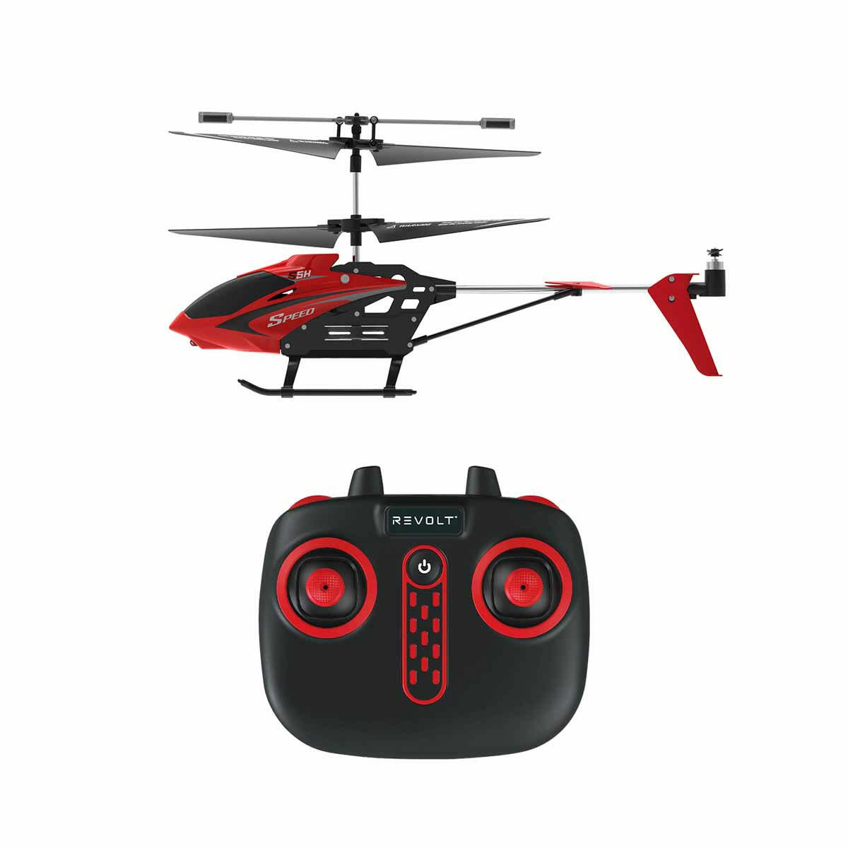 Revolt Syma R/C Airwolf Işıklı USB Şarjlı Uzaktan Kumandalı Helikopter | 2.4GHz Havada Asılı Kalma Özellikli Drone | Tek Tuşla Kalkış ve İniş Yapan Oyuncak Helikopter