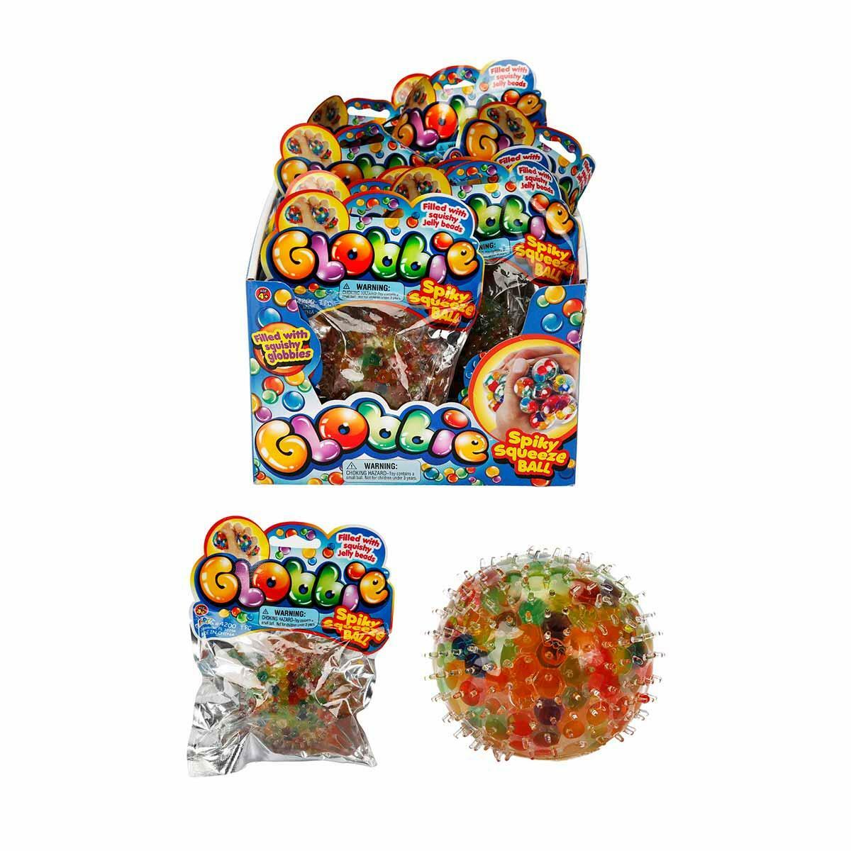 Jaru Globbie Yumuşak Fışkıran Renkli Top – Duyusal Stres Topu, Antistres ve Motor Gelişim Oyuncak