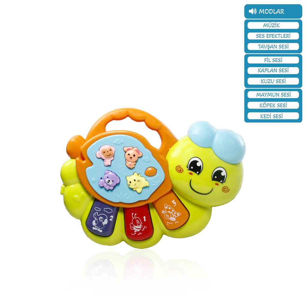 Işıklı ve Müzikli Solucan Bebek