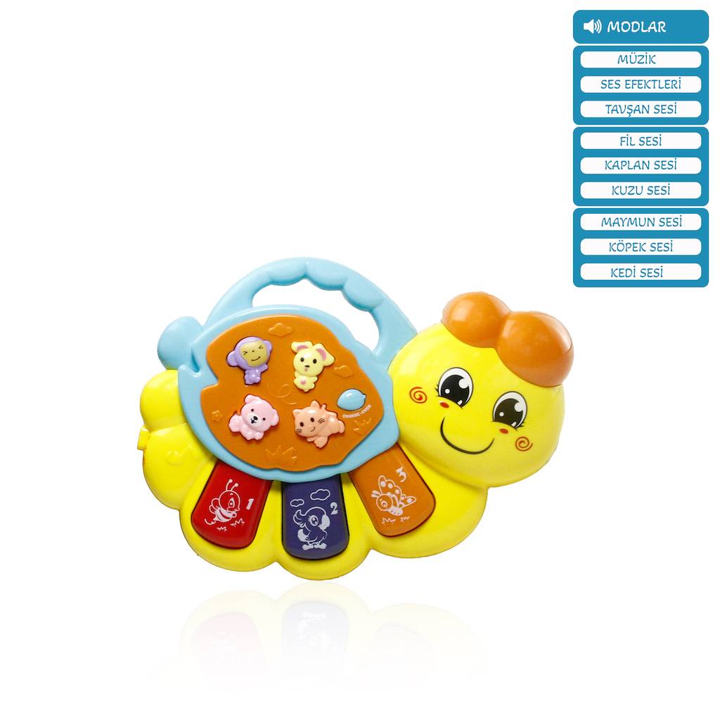 Işıklı ve Müzikli Solucan Bebek