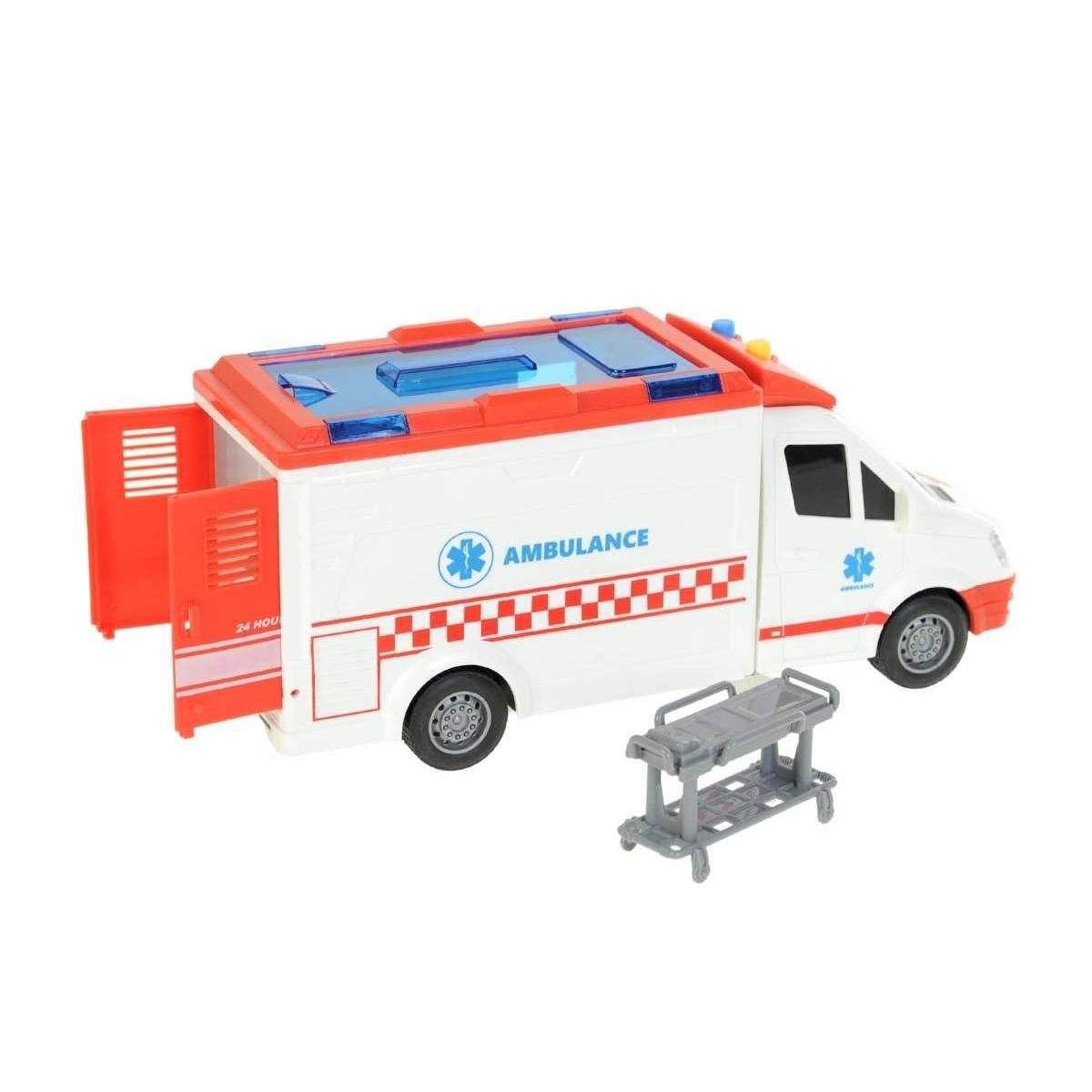 Canem Oyuncak Sesli Işıklı Sürtmeli Ambulans