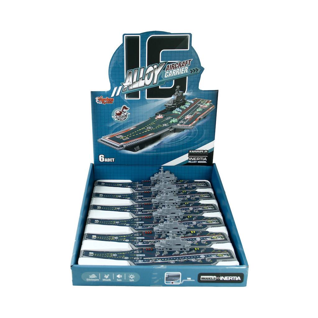 Sürtmeli Işıklı ve Müzikli Uçak Gemisi