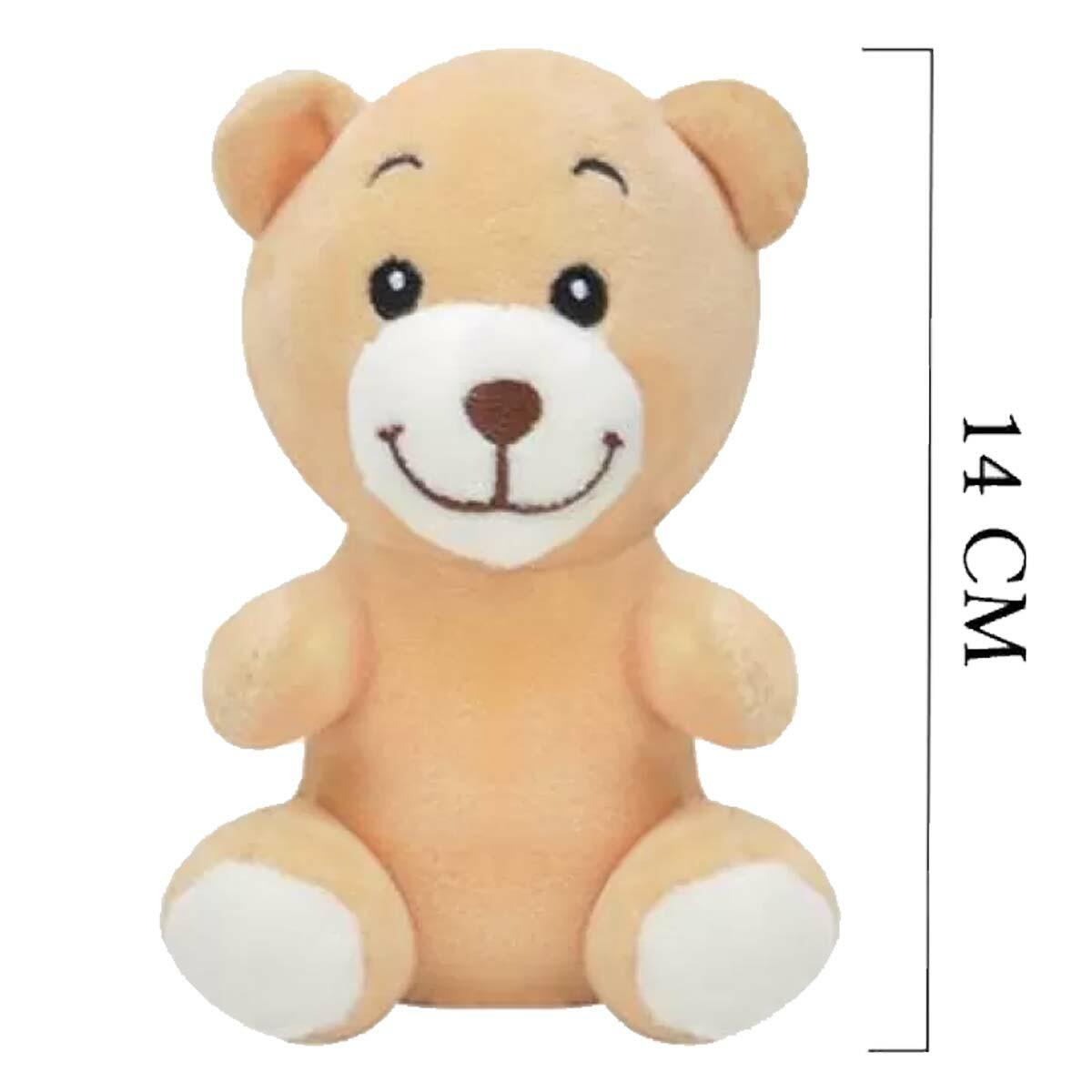 Kahverengi Ayı 14 Cm Pelüş | Mini Welsoft Dokulu Uyku Arkadaşı | Güvenli Ve Antialerjik Küçük Ayıcık