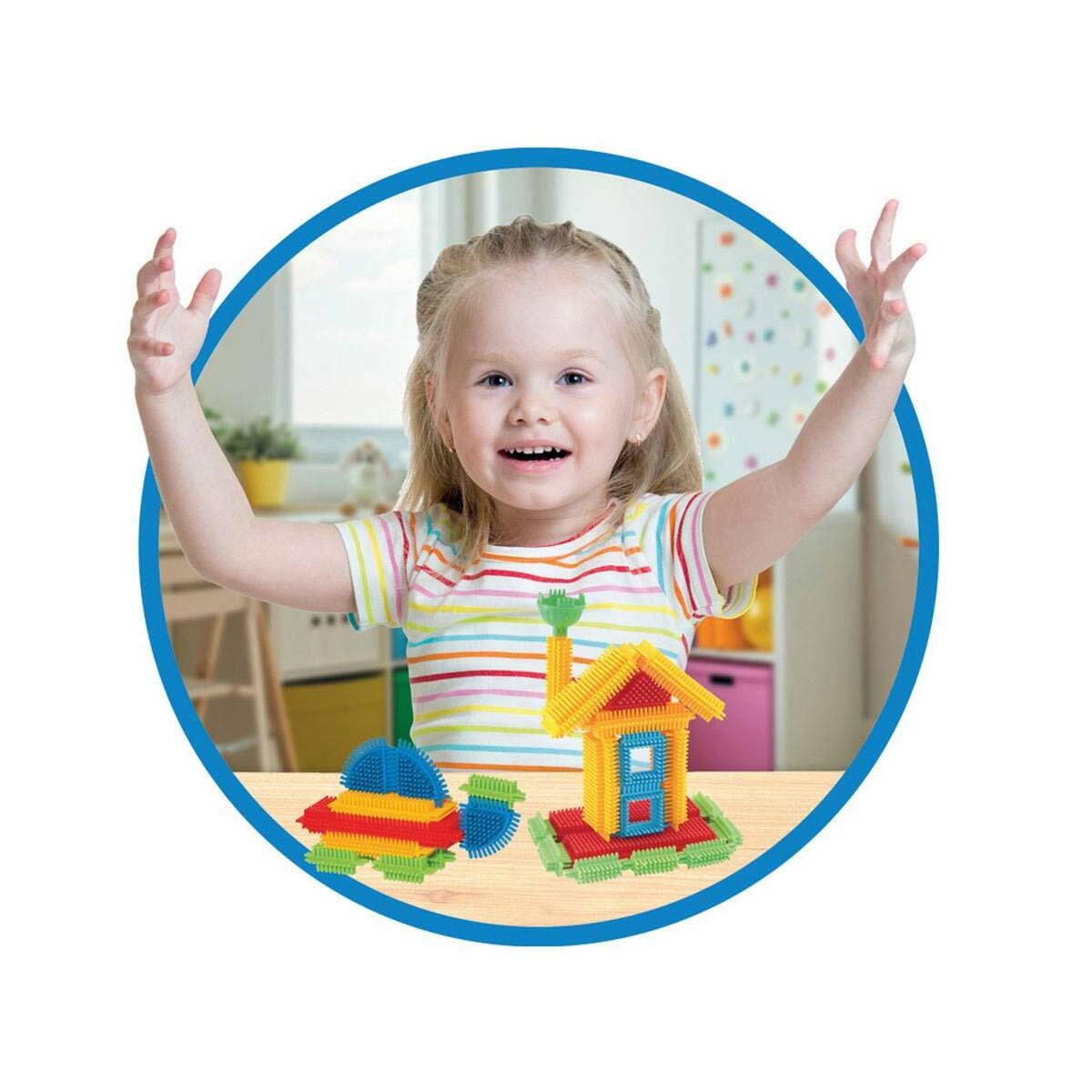 Kaktüs Blok 100 Parça | Eğitici İnşa Ve Yapım Seti | Renkli Birbirine Geçmeli Kaktüs Bloklar