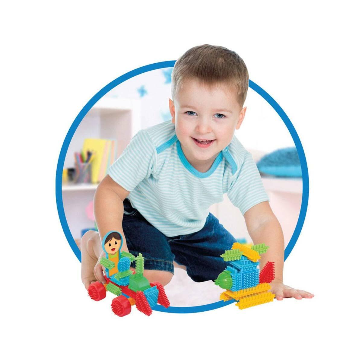 Kaktüs Blok 100 Parça | Eğitici İnşa Ve Yapım Seti | Renkli Birbirine Geçmeli Kaktüs Bloklar