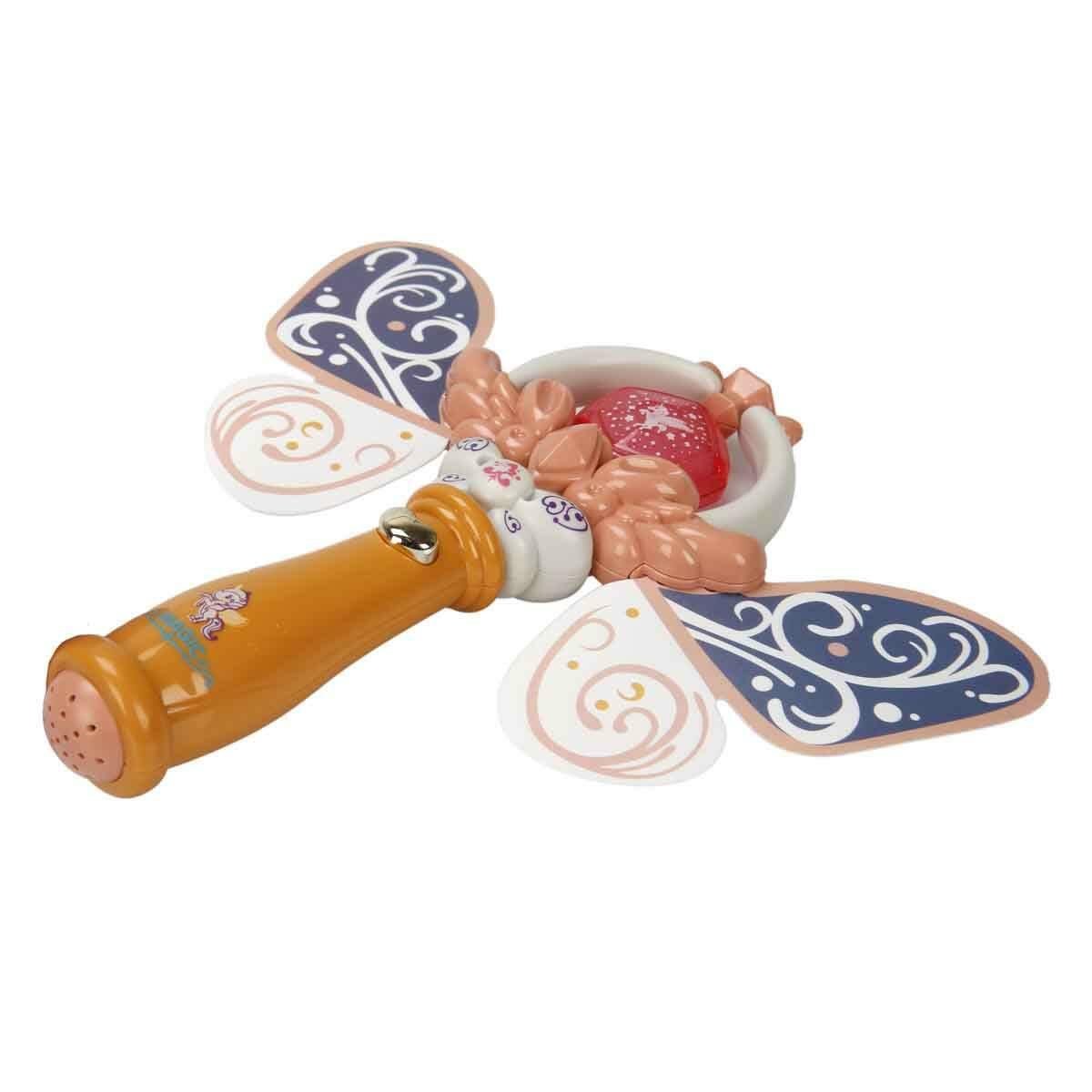 Sesli Ve Işıklı Kanatlı Sihirli Asa | Prenses Ve Peri Kostüm Aksesuarı | Feyza Oyuncak Sihir Serisi