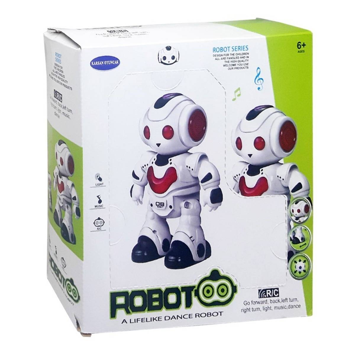 Kumandalı Dans Eden Robot (Kırmızı)