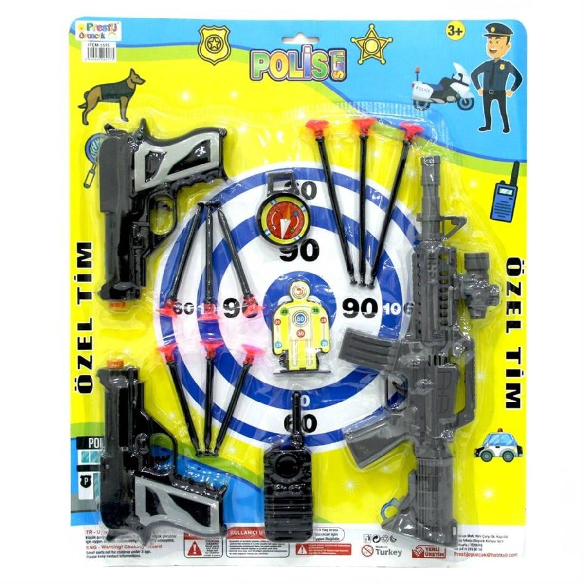 Kartela Ok Atan 3'lü Silah Seti