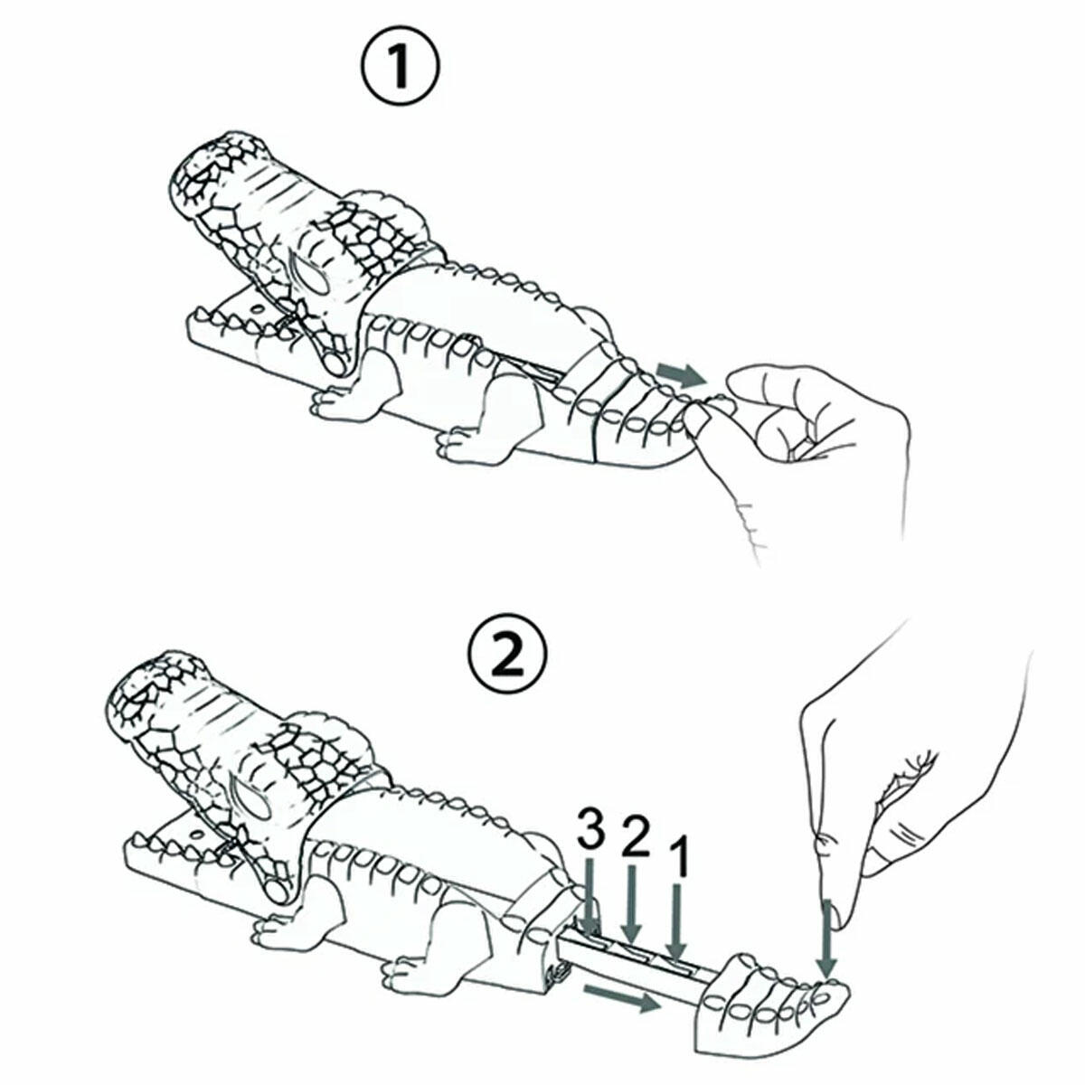 Kayar Araç ile Timsah Fırlatma Seti | Crocodile Launcher Macera Serisi | Hızlı Fırlatıcı ve Yarış Arabası Oyun Seti