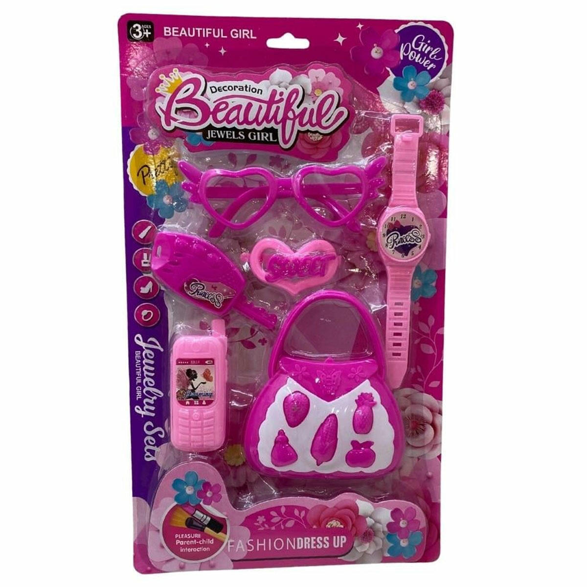 Kette Oyuncak Büyük Güzellik Seti 8943/A/B | Eğitici Makyaj ve Saç Tasarım Seti | Çocuklar İçin Aksesuarlı ve Renkli Güzellik Salonu Oyuncağı