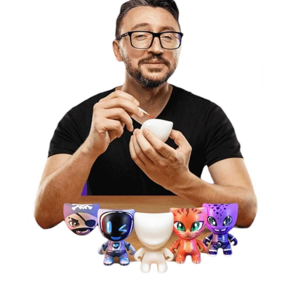 KİMO Glitz Kim İstersen O Boyama Aktivite Figür Üretme Oyunu