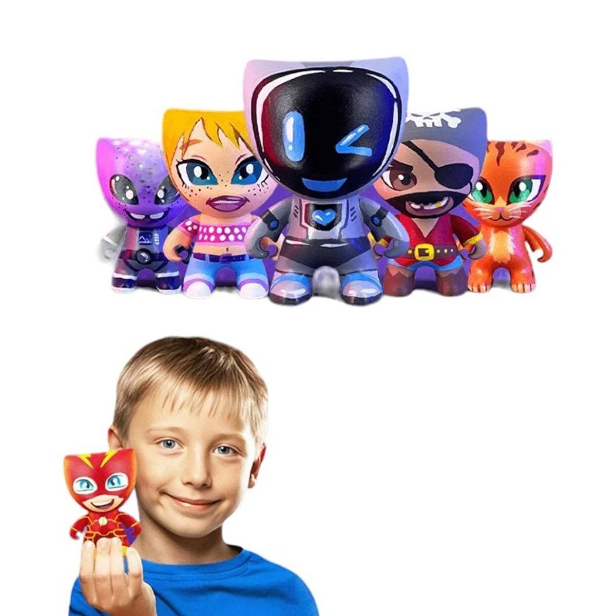 KİMO Glitz Kim İstersen O Boyama Aktivite Figür Üretme Oyunu