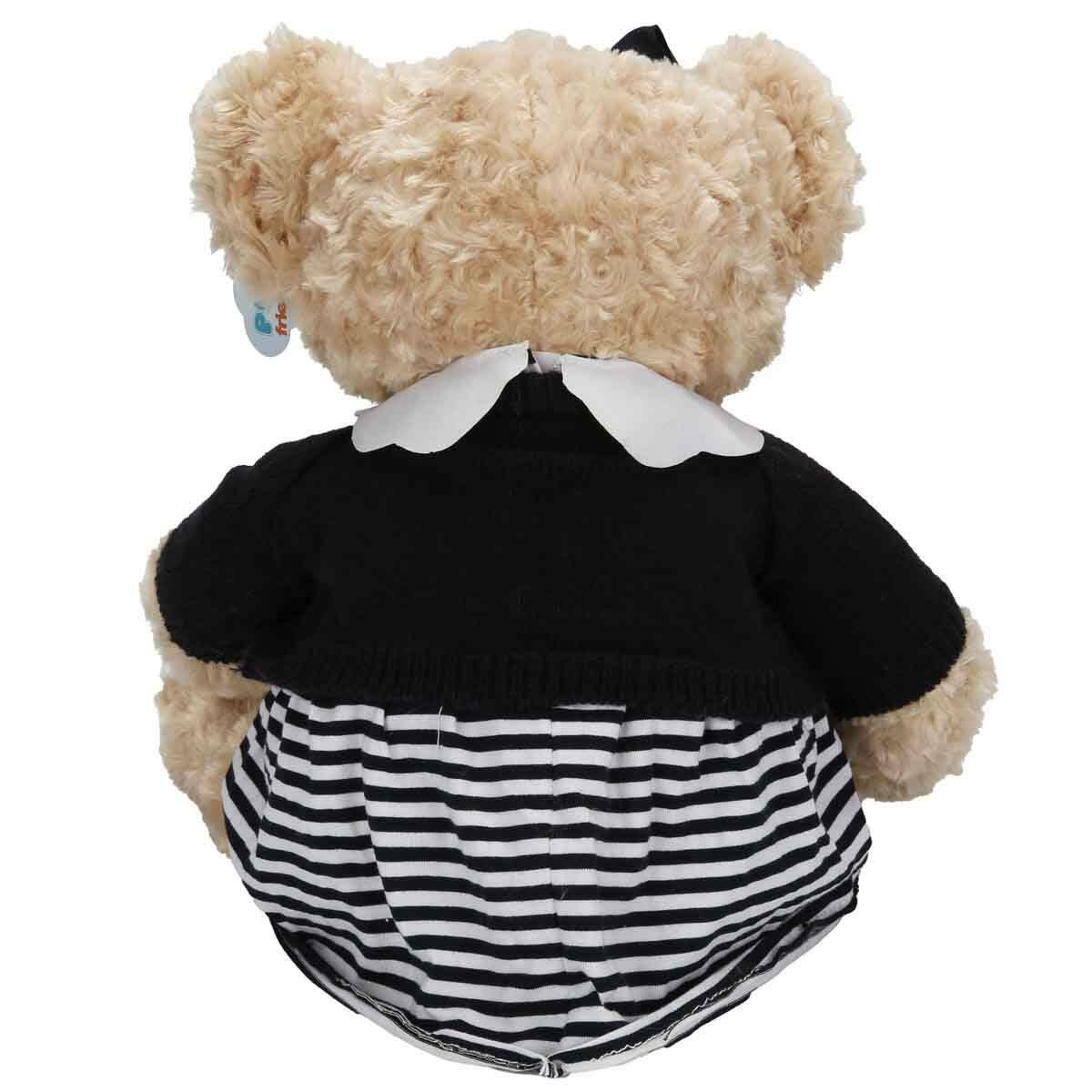 Kıyafetli Peluş Ayı Teddy 37 cm | Takım Elbiseli Ve Elbiseli Ayıcık | Hediyelik Peluş