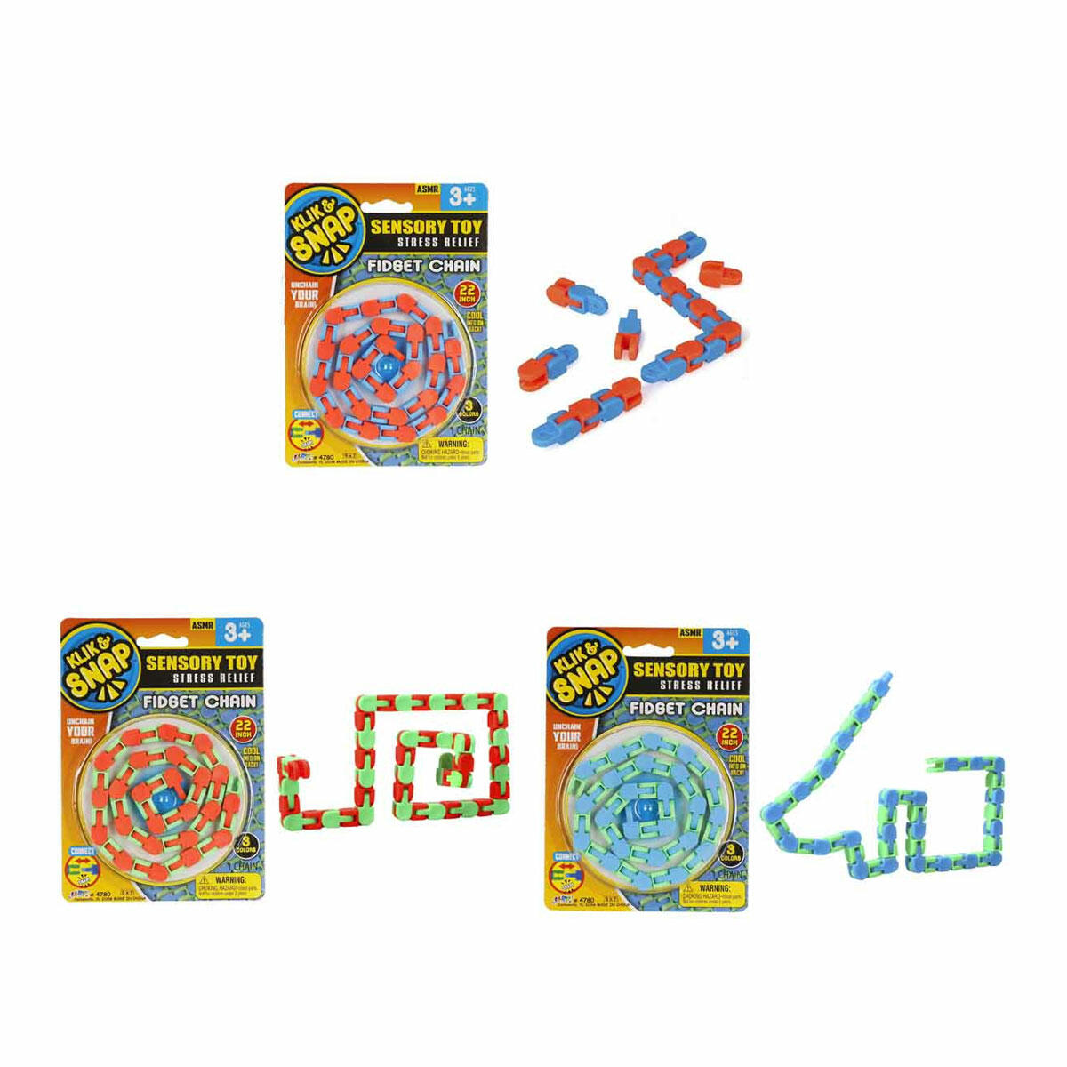 Klik Snap Stres Oyuncağı | İnce Motor Becerilerini ve Dikkat Eksikliğini Gideren Fidget Oyuncak