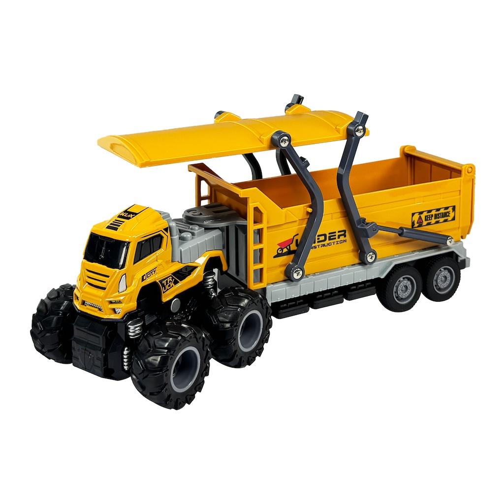 Sürtmeli Die-Cast 4x4 Kapalı Kasa İnşaat Tırı