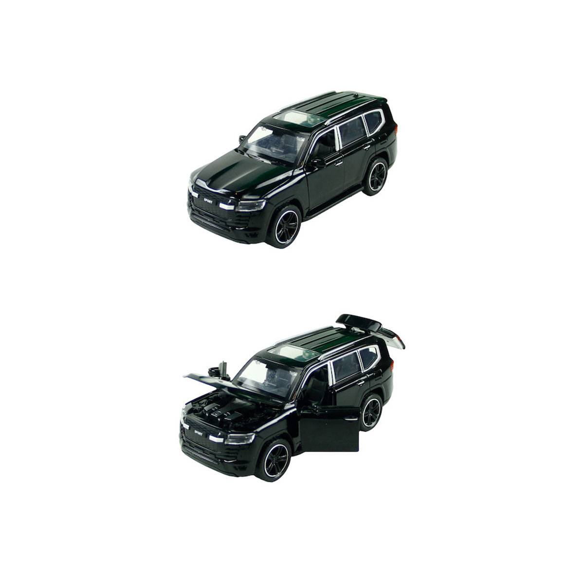 Sesli Işıklı Çek Bırak 1:32 Metal Jeep