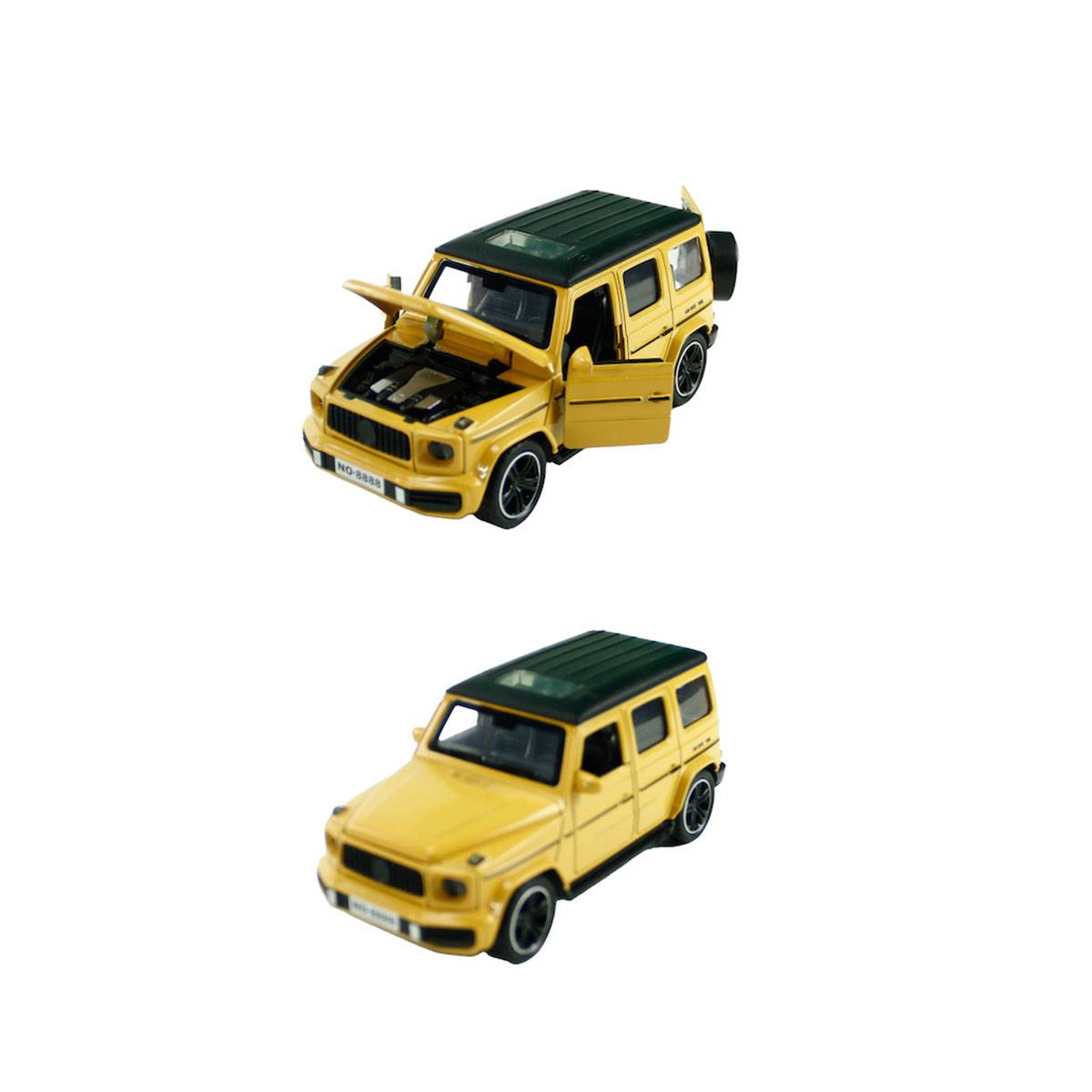 Sesli Işıklı Çek Bırak 1:32 Metal Jeep