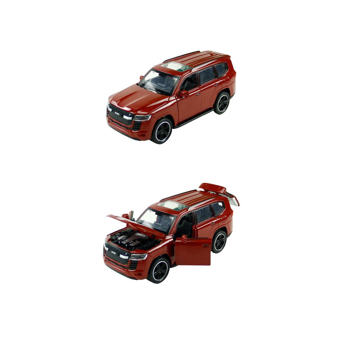 Sesli Işıklı Çek Bırak 1:32 Metal Jeep