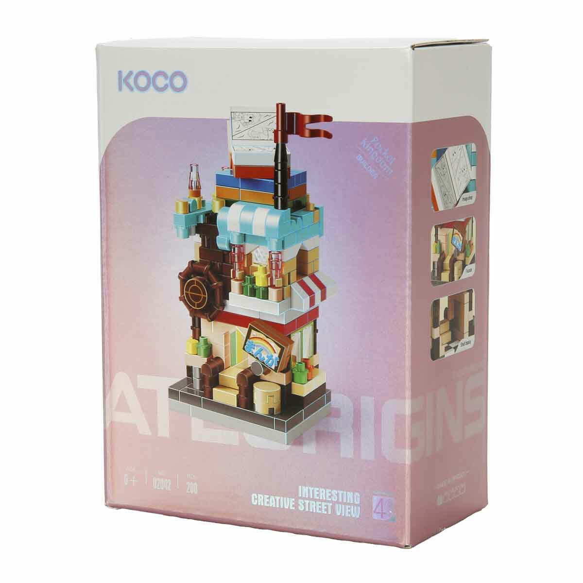 KOCO 280 Parça Çizgi Roman Mağazası Yapı Seti | Mini Bricks Uyumlu Koleksiyonluk Mağaza | 6+ Yaş Eğitici Mimari Blok Seti