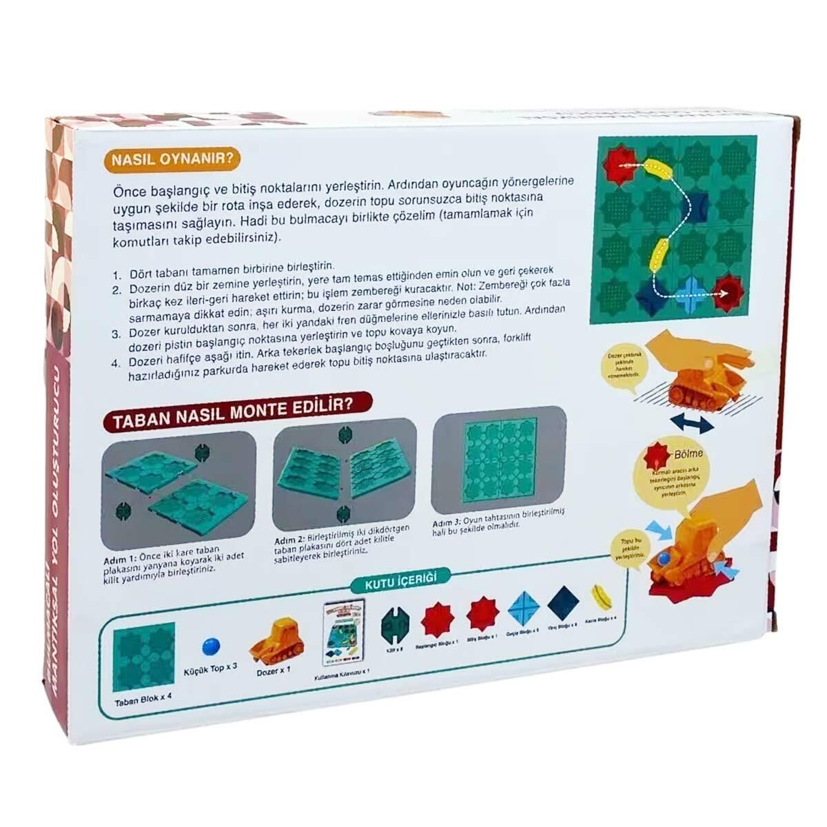 Kodlama Labirent STEM Zeka Oyunu | Mantıksal Yol Oluşturma Ve Akıl Oyunu | Eğitici İnşa Seti