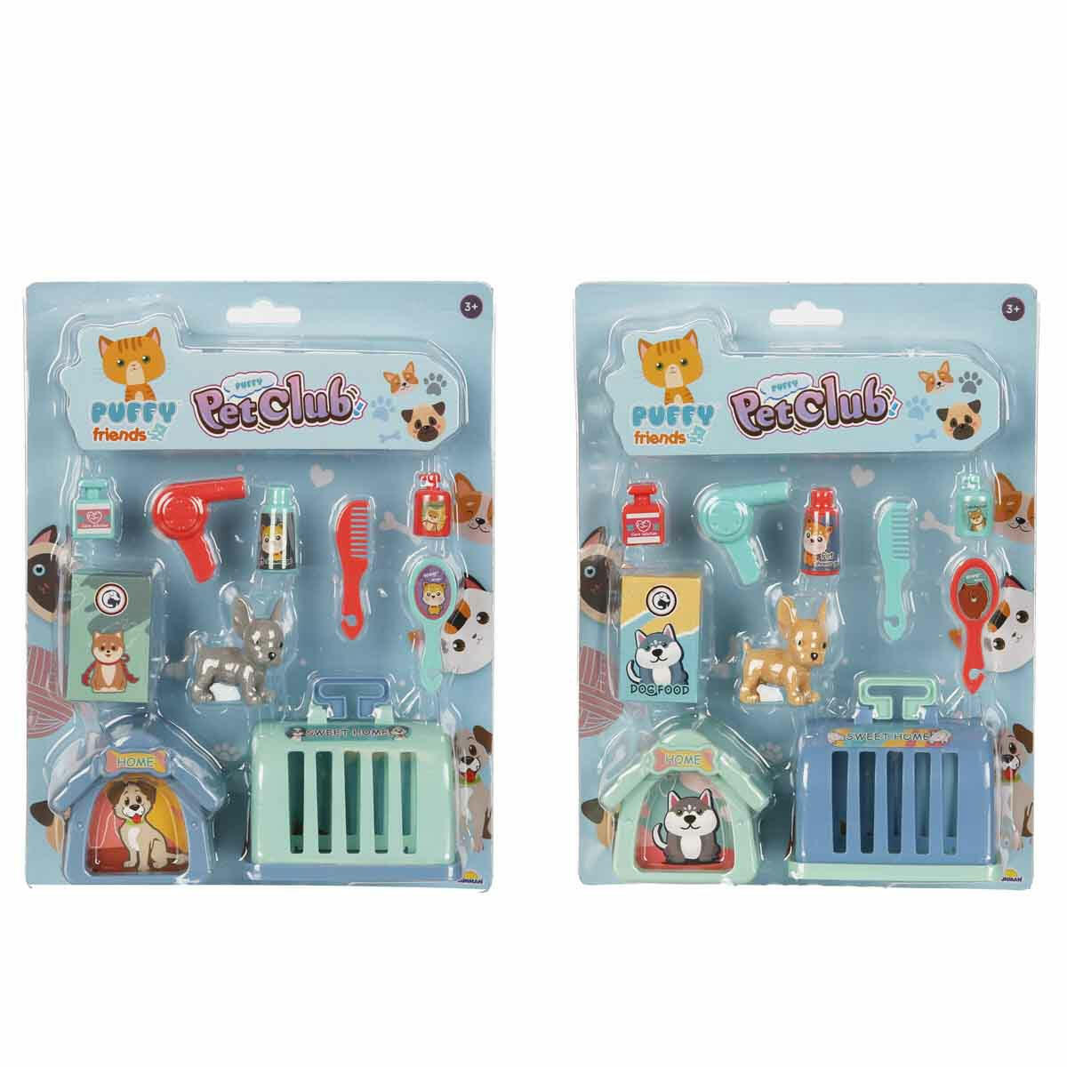Köpek Bakımı Mini Oyun Seti | Taşıma Çantalı ve Kulübeli 10 Parça Veteriner Seti | Eğitici Hayvan Bakım ve Rol Yapma Oyuncağı