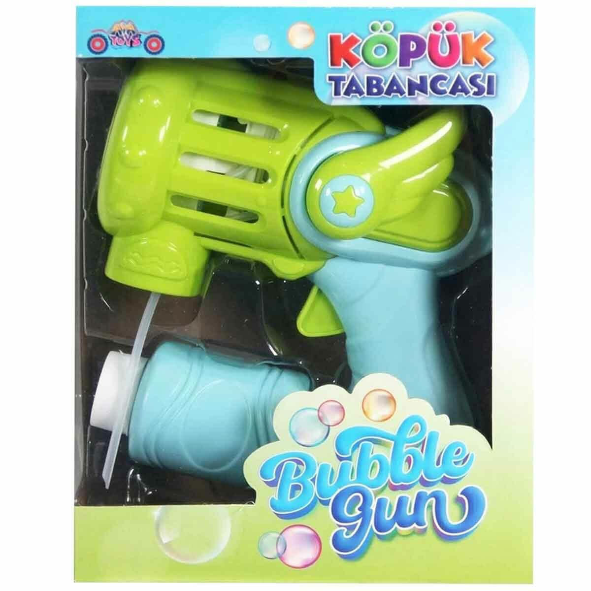 Pilli Köpük Tabancası Oyuncak – Baloncuklarla Eğlenceli ve Sosyalleştirici Oyun