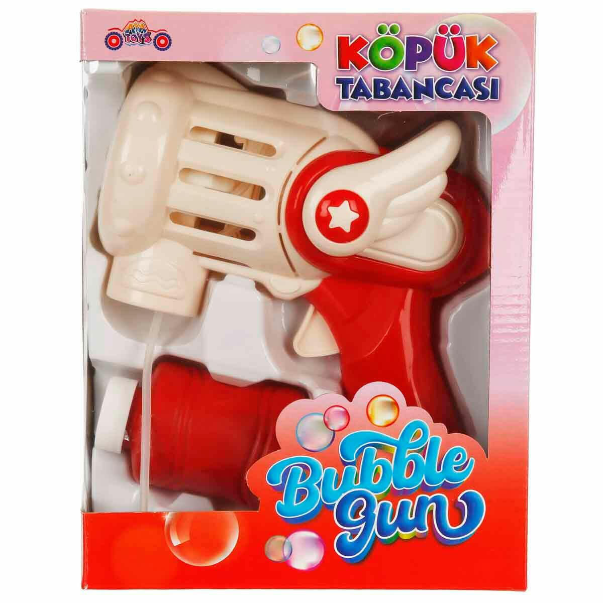 Pilli Köpük Tabancası Oyuncak – Baloncuklarla Eğlenceli ve Sosyalleştirici Oyun