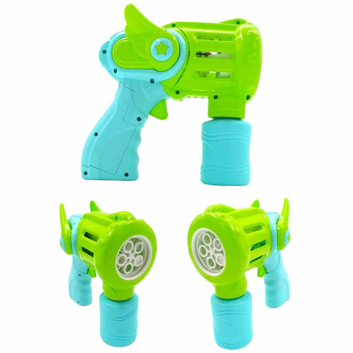 Pilli Köpük Tabancası Oyuncak – Baloncuklarla Eğlenceli ve Sosyalleştirici Oyun