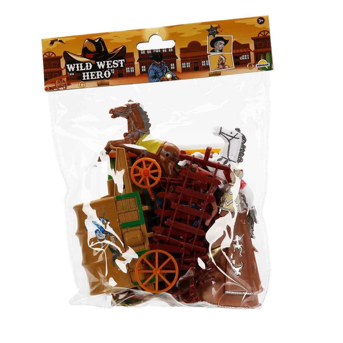 Kovboy Figürleri Oyun Seti | Vahşi Batı Aksesuarlı Macera Dünyası | Atlı Ve Çadırlı Figür Serisi