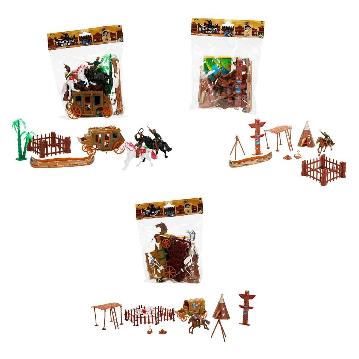 Kovboy Figürleri Oyun Seti | Vahşi Batı Aksesuarlı Macera Dünyası | Atlı Ve Çadırlı Figür Serisi